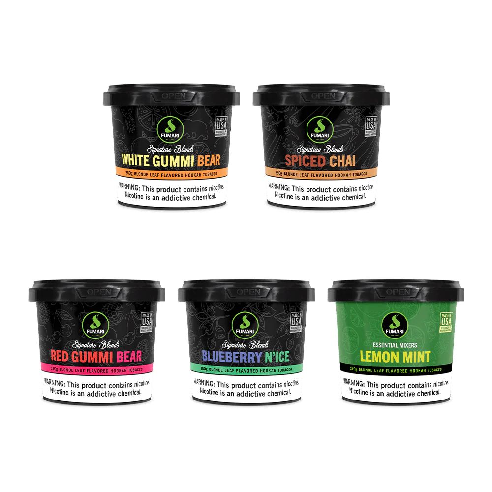 Fumari Signature Blend Hookah Tobacco – 250g Jar group photo