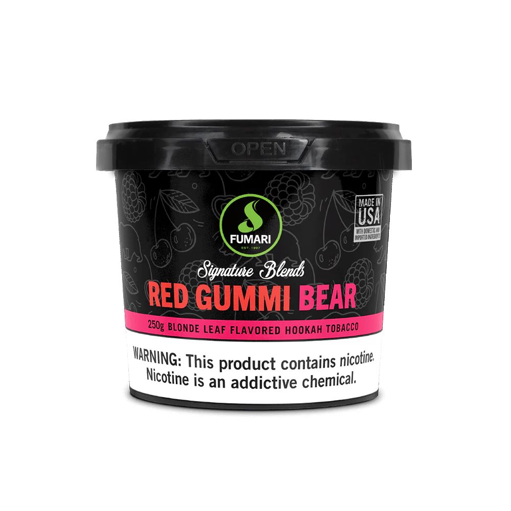 Fumari Signature Blend Hookah Tobacco – 250g Jar red gummi bear