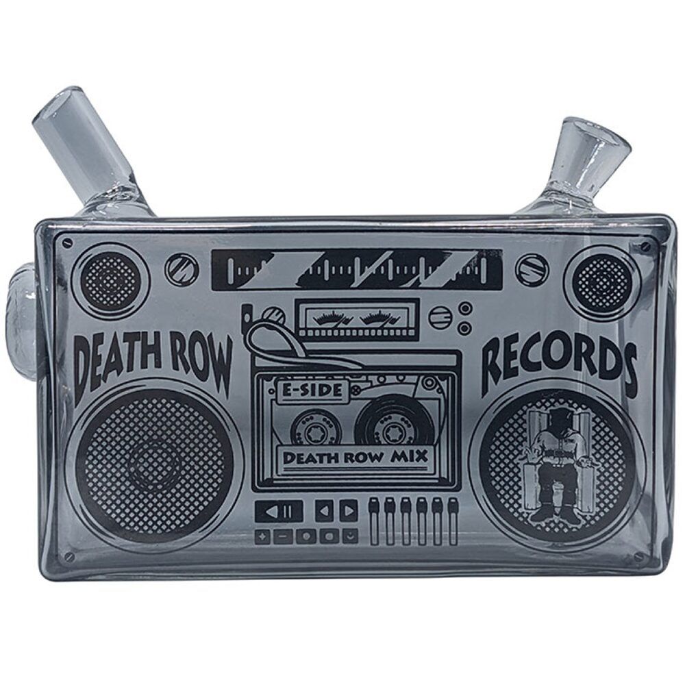 Death Row Records (Water Pipe) 5" Boom Box Blunt Bubbler Smoke