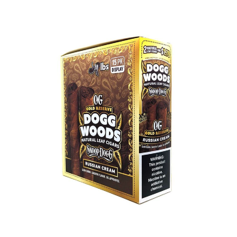 Dogg Woods (Cigar) OG Gold Reserve russian cream packaging