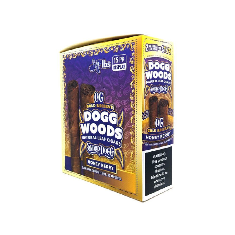 Dogg Woods (Cigar) OG Gold Reserve honey berry packaging