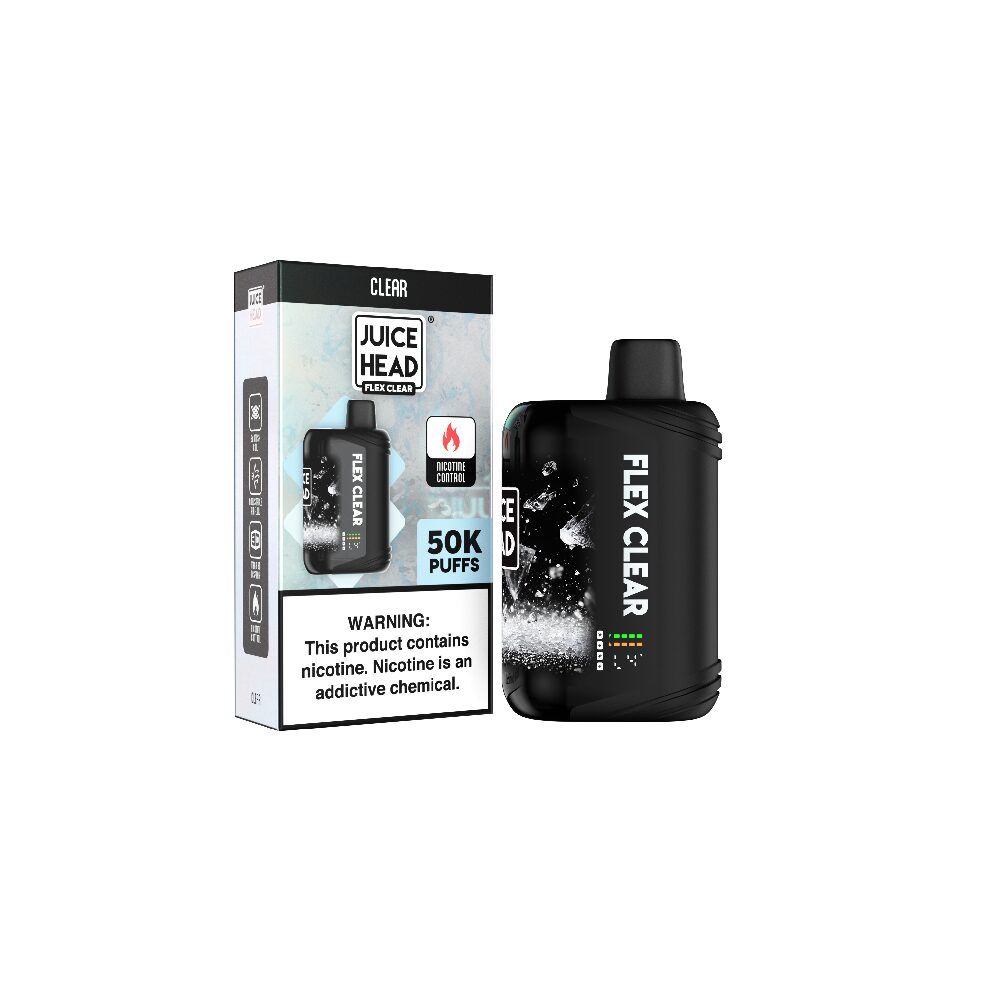 Juice Head Flex 50k Disposable Clear with packaging