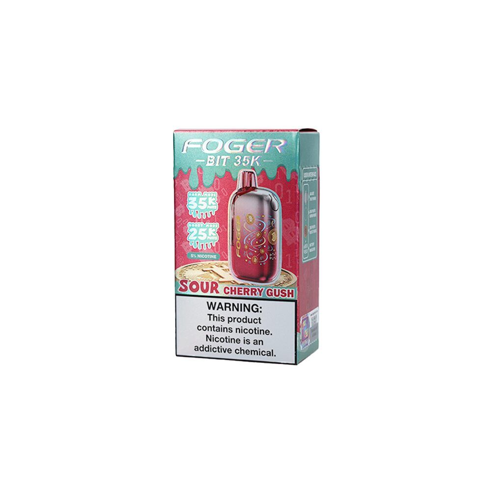 Foger Bit 35K Disposable sour cherry gush packaging