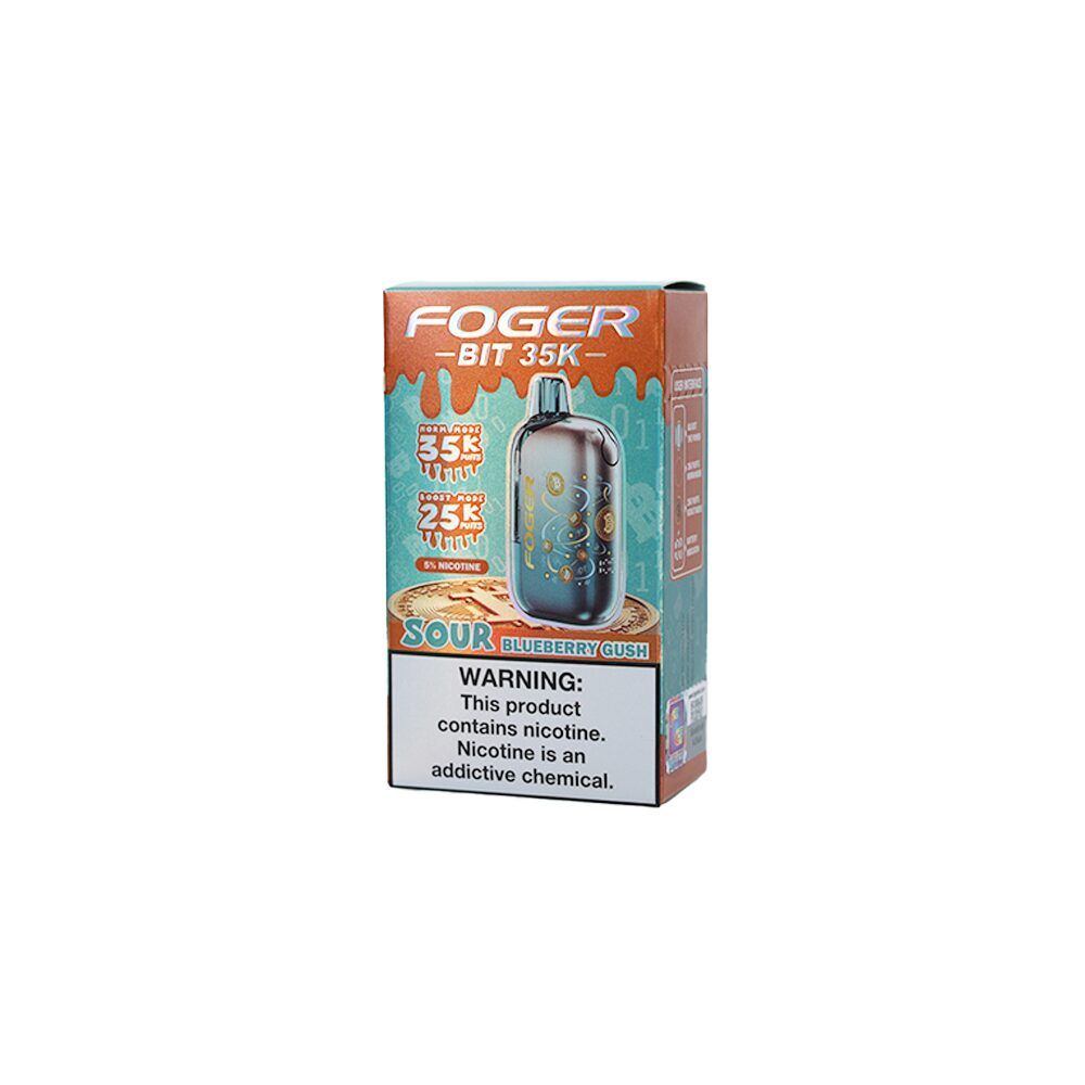 Foger Bit 35K Disposable sour blueberry gush packaging