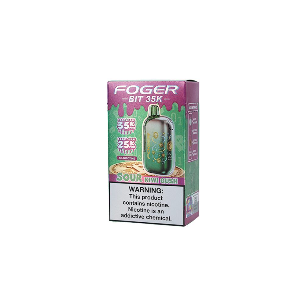 Foger Bit 35K Disposable sour kiwi gush packaging