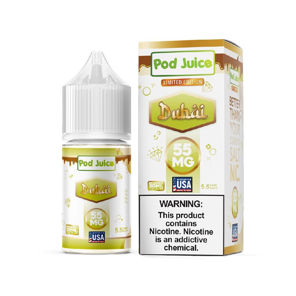 Pod Juice TFN - Dubai - 30mL Salts with packaging