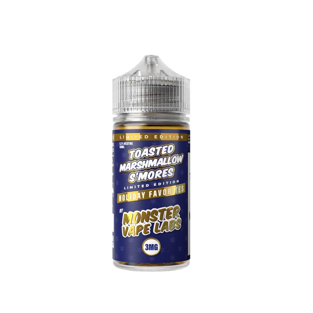 Jam Monster Holiday - Toasted Marshmallow Smores - 100mL 3mg bottle