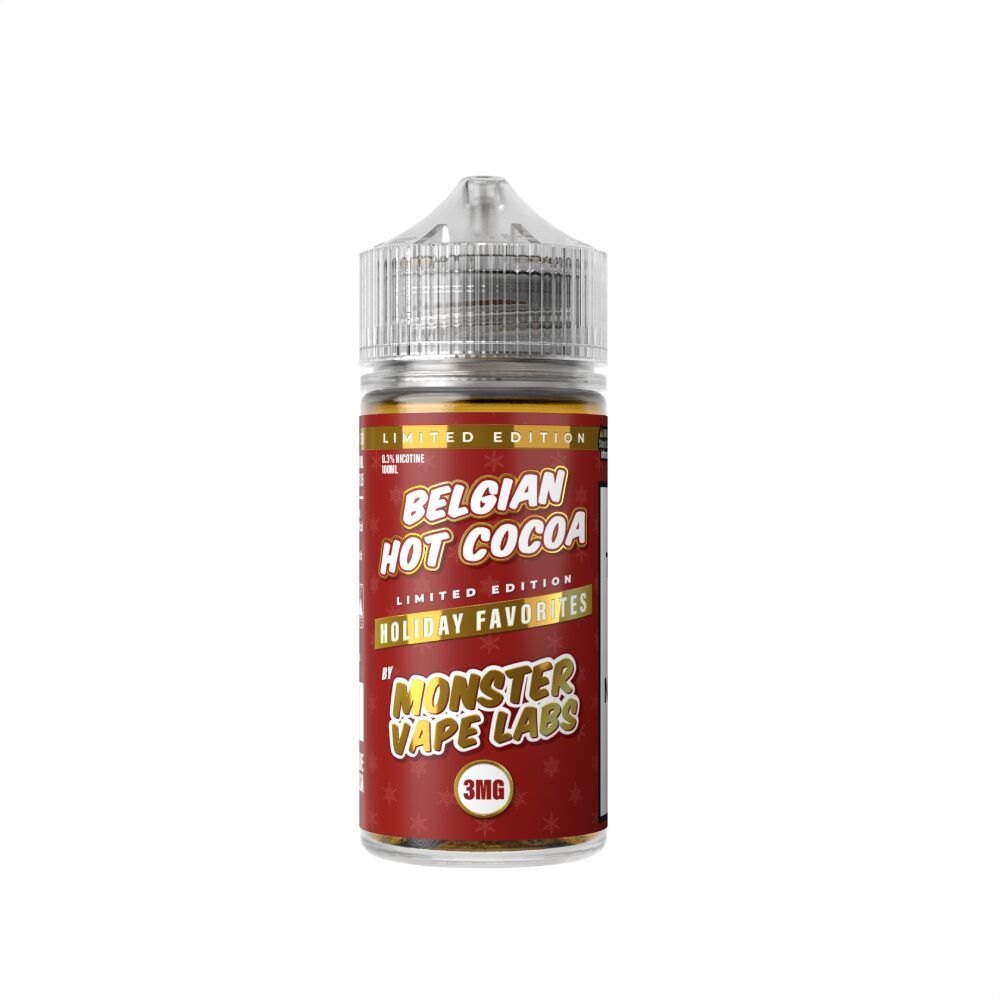 Jam Monster Holiday - Belgian Hot Cocoa - 100mL 3mg bottle