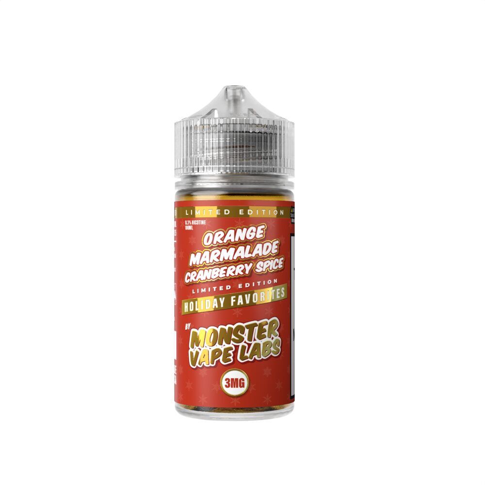 Jam Monster Holiday - Orange Marmalade Cranberry Spice - 100mL 3mg bottle