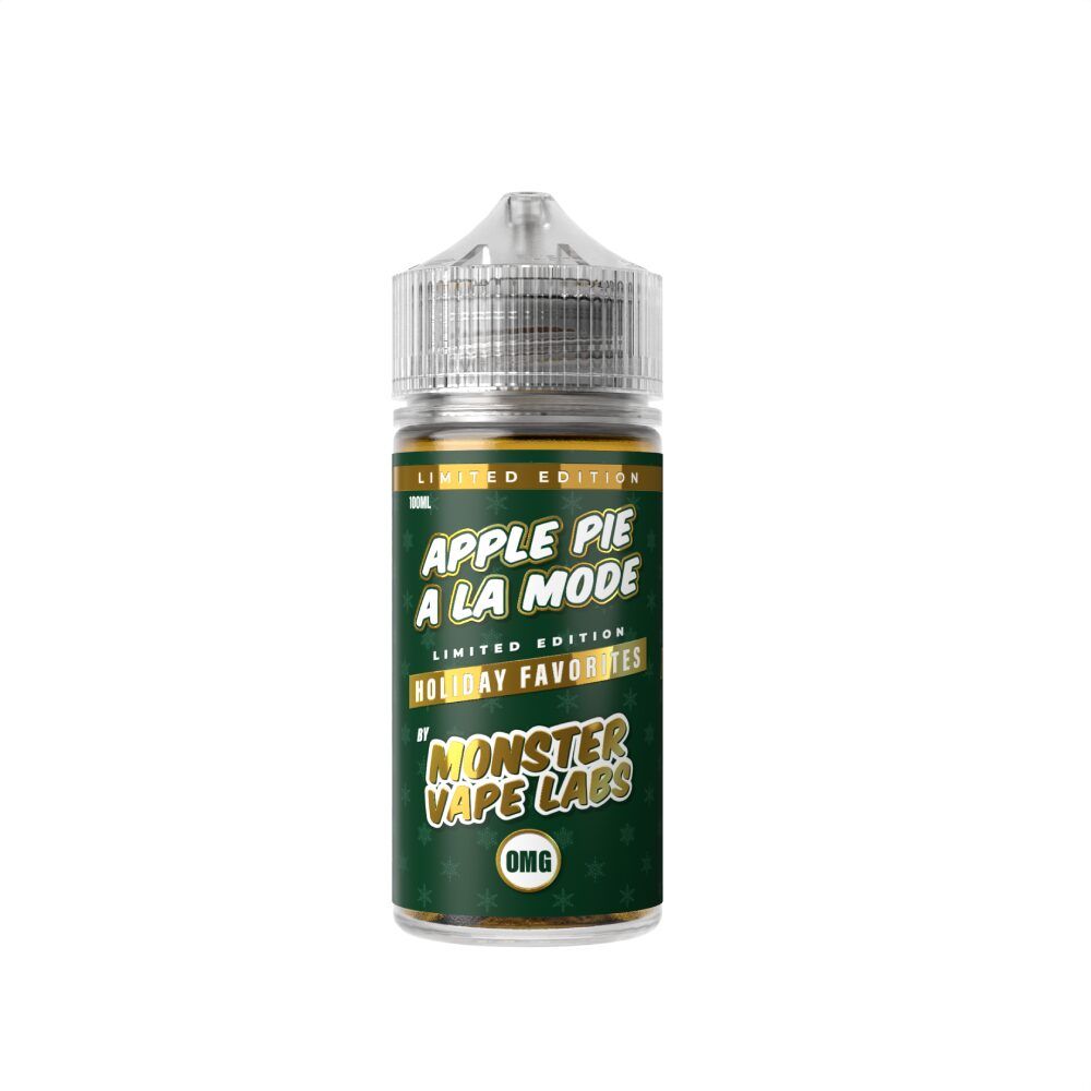 Jam Monster Holiday - Apple Pie A La Mode - 100mL 0mg bottle