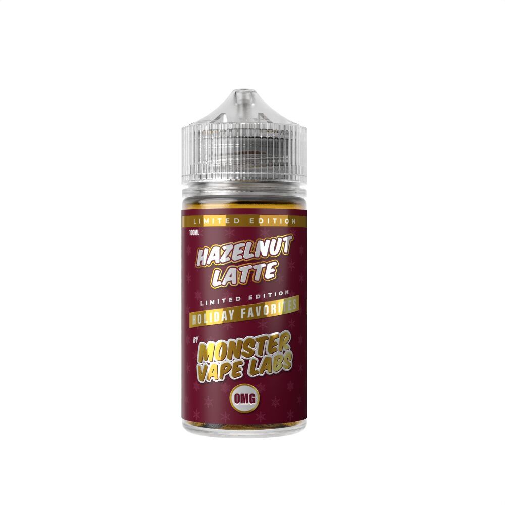 Jam Monster Holiday - Hazelnut Latte - 100mL 0mg bottle