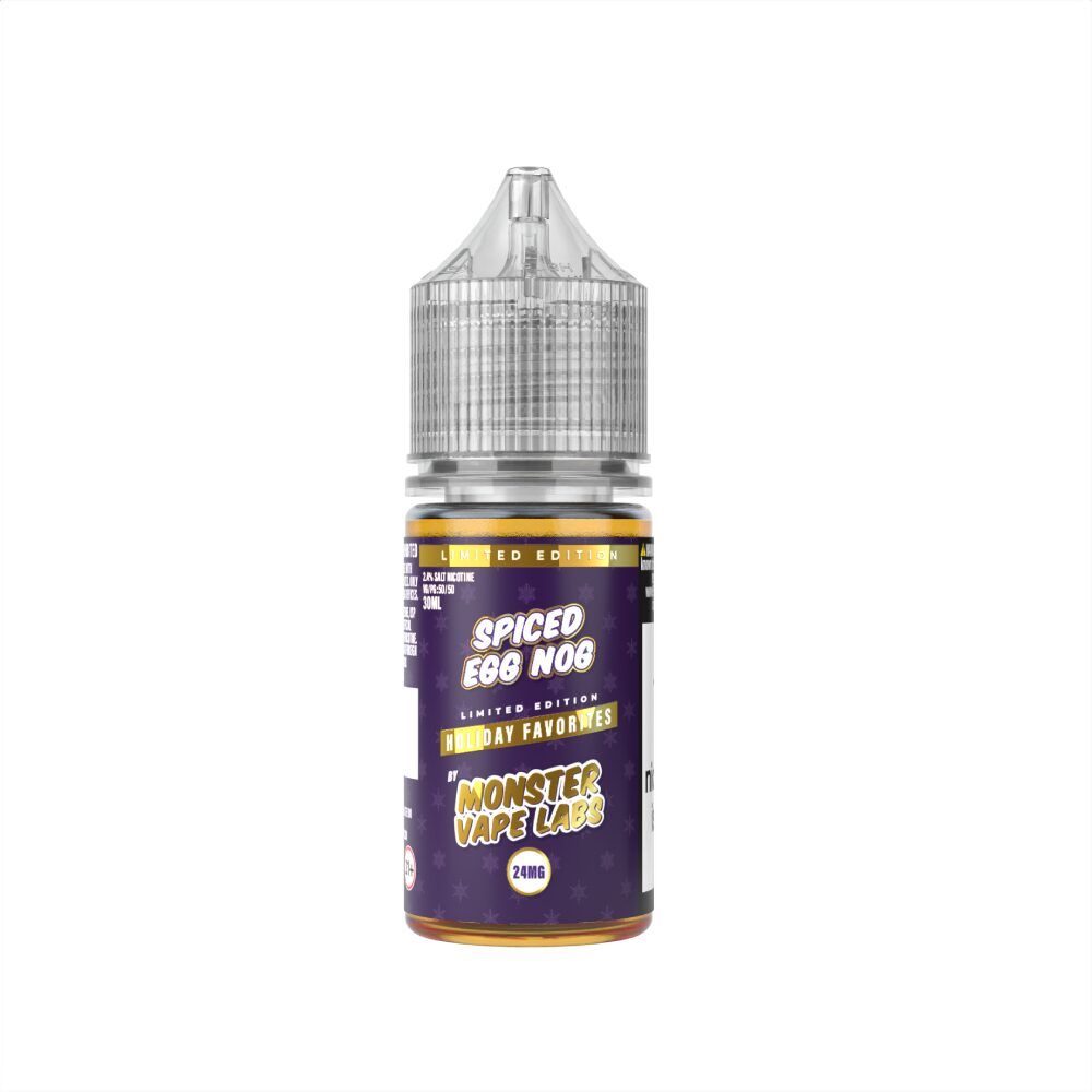 Jam Monster Holiday - Spiced Egg Nog - 30mL Salts 24mg bottle
