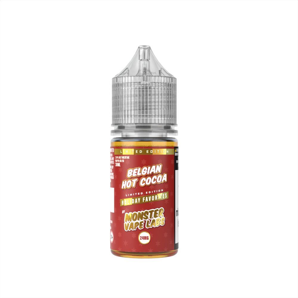 Jam Monster Holiday - Belgian Hot Cocoa - 30mL Salts 24mg bottle