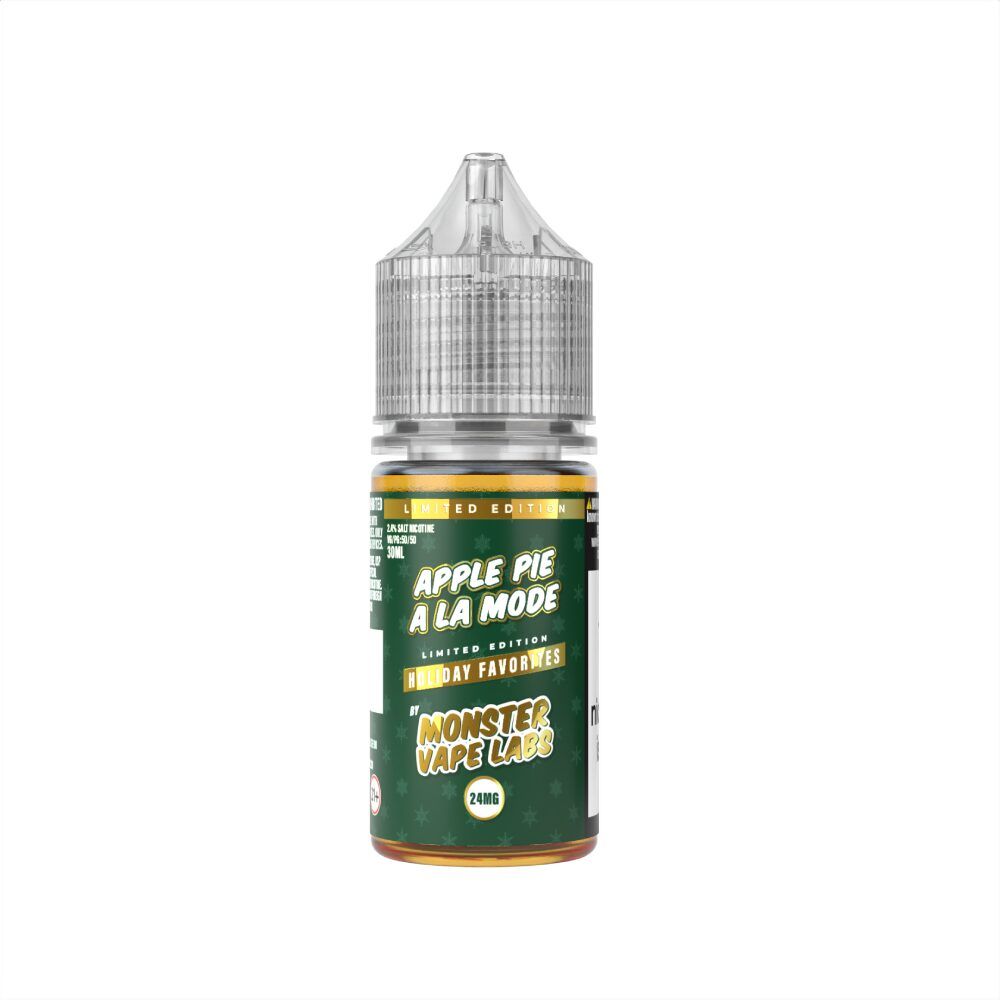 Jam Monster Holiday - Apple Pie A La Mode - 30mL Salts 24mg bottle