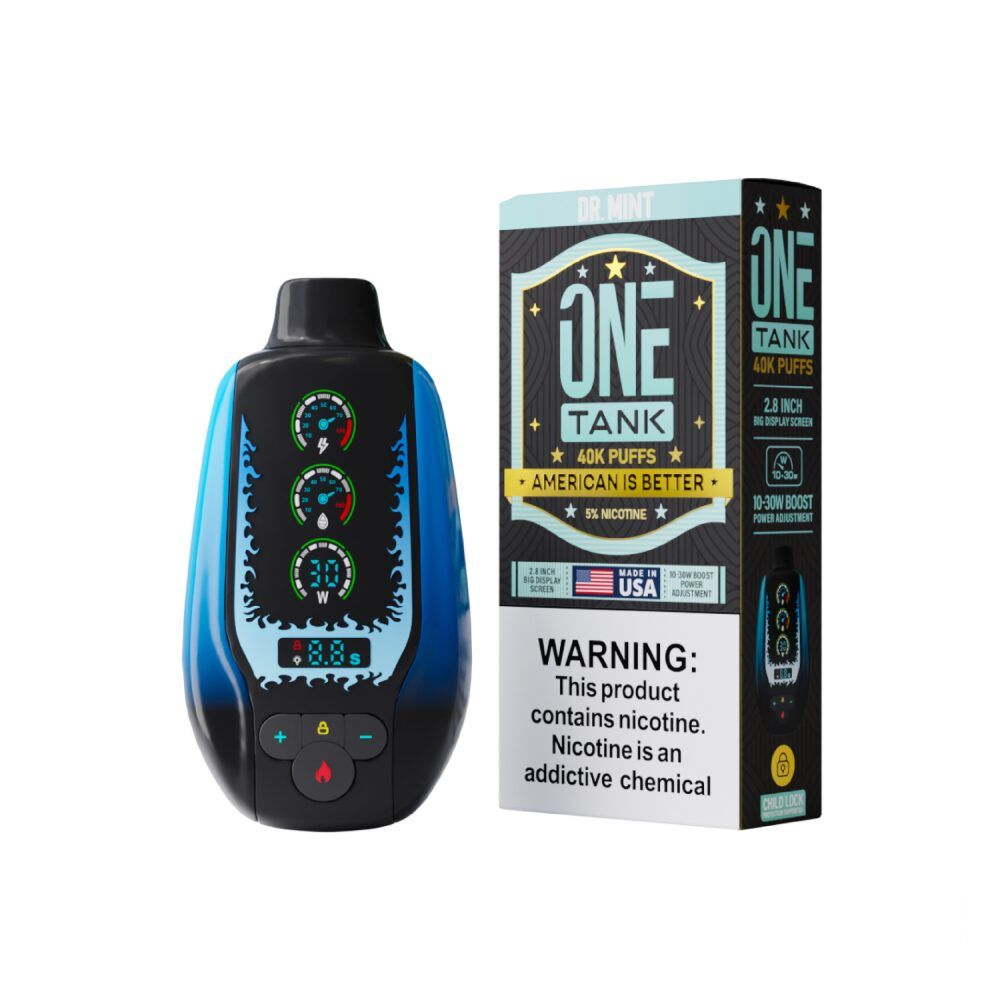 One Tank 40K Disposable Dr. Mint with packaging