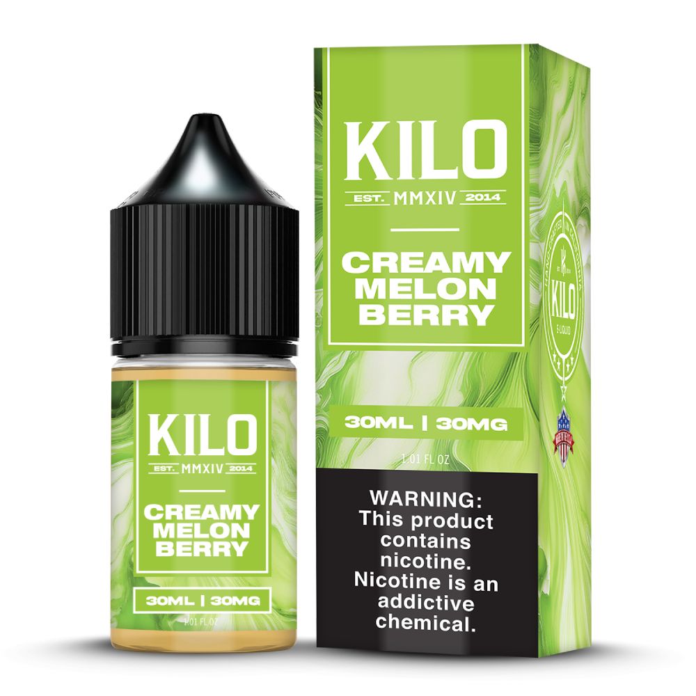 KILO - Creamy Melon Berry - 30mL Salts with packaging