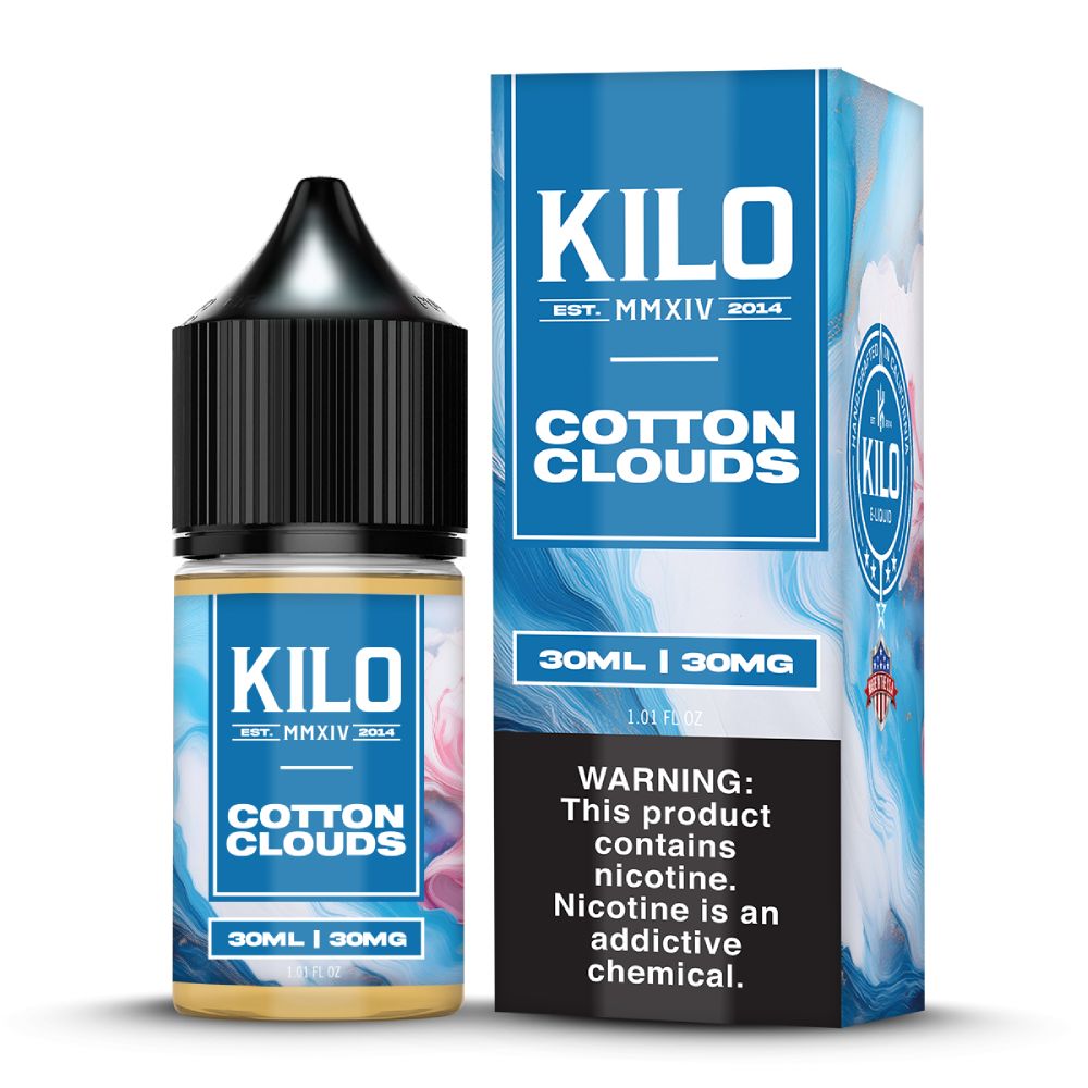 KILO - Cotton Clouds - 30mL Salts with packaging