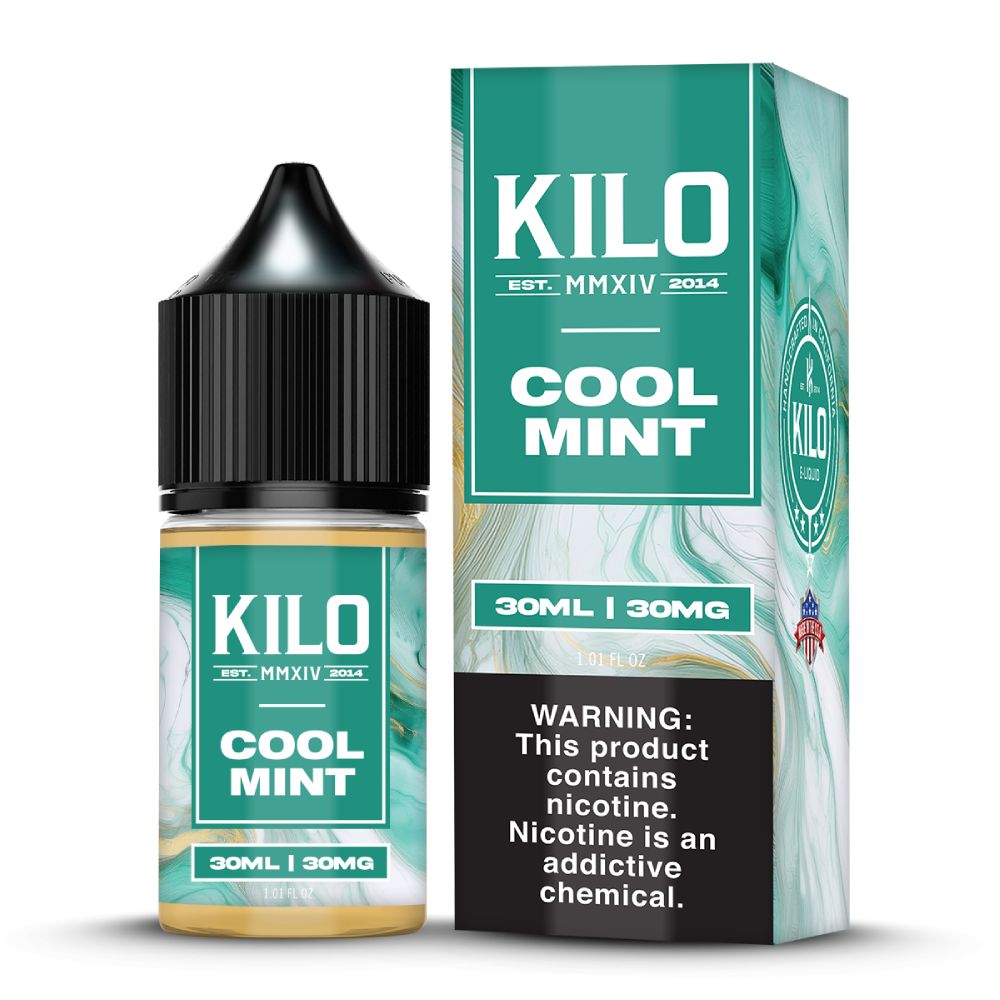 KILO - Cool Mint - 30mL Salts with packaging