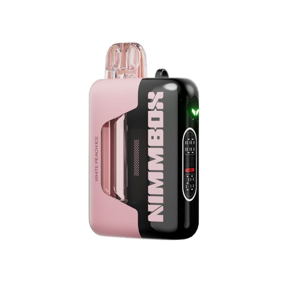 NimmBox Flux 40K Disposable white peach ice