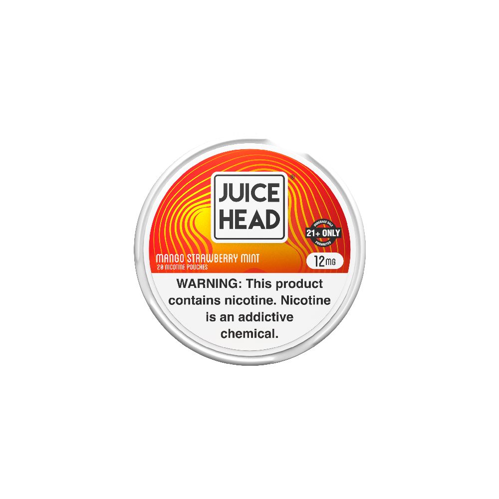 Juice Head Nicotine Pouches (20ct Can) Mango Strawberry Mint 12mg