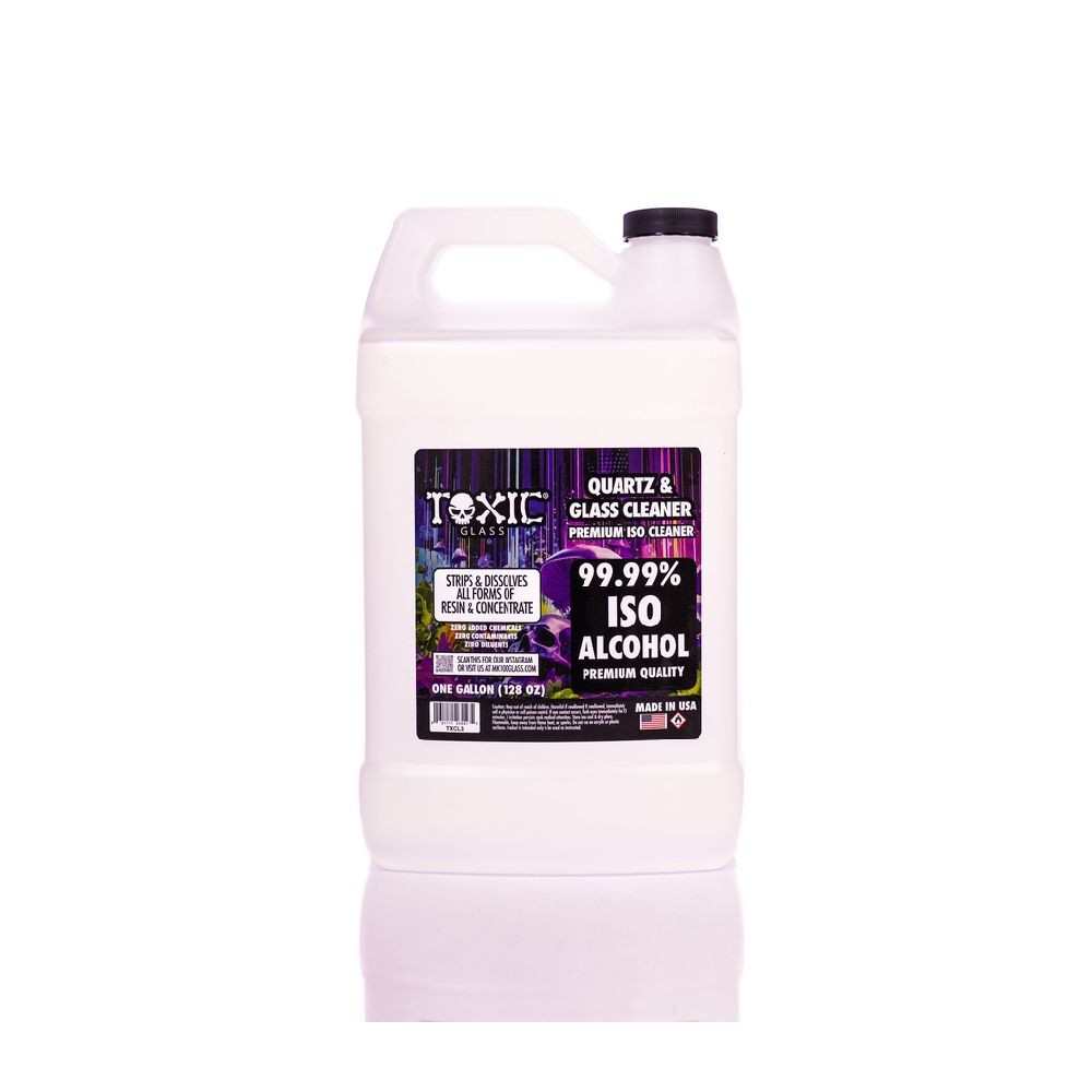 Toxic Glass (Accessories) Toxic 99.99% ISO Alcohol Quartz & Glass Cleaner 128oz