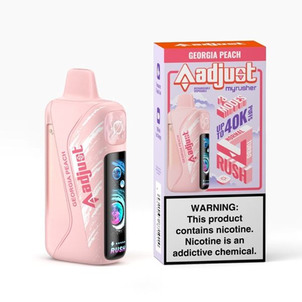 Adjust MyRusher 40K Disposable georgia peach with packaging