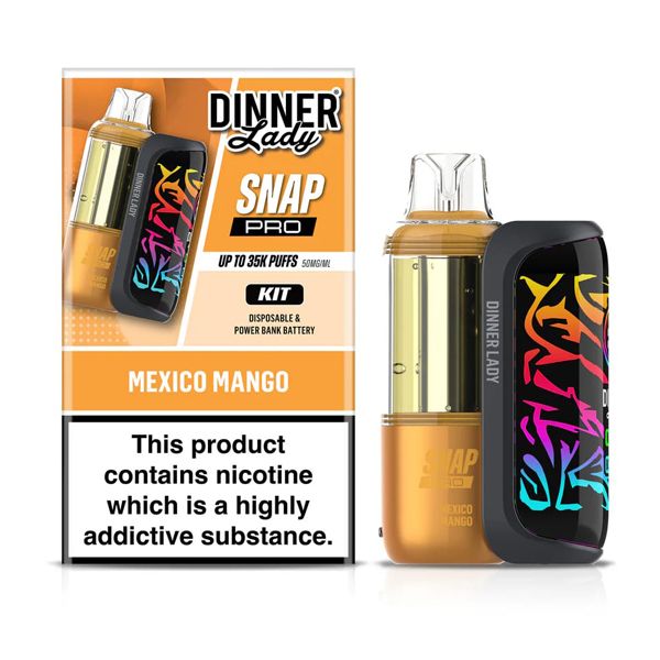 Dinner Lady Snap Pro 35K Disposable (Dispo + Power Dock) mexico magno with packaging