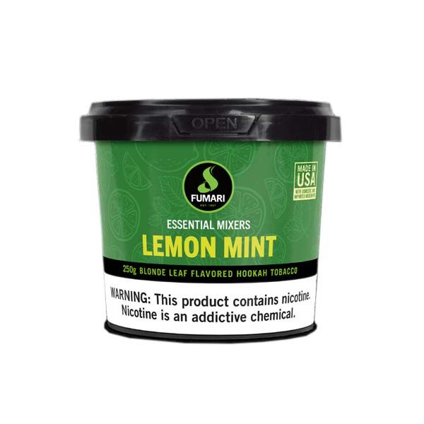 Fumari Signature Blend Hookah Tobacco – 250g Jar lemon mint