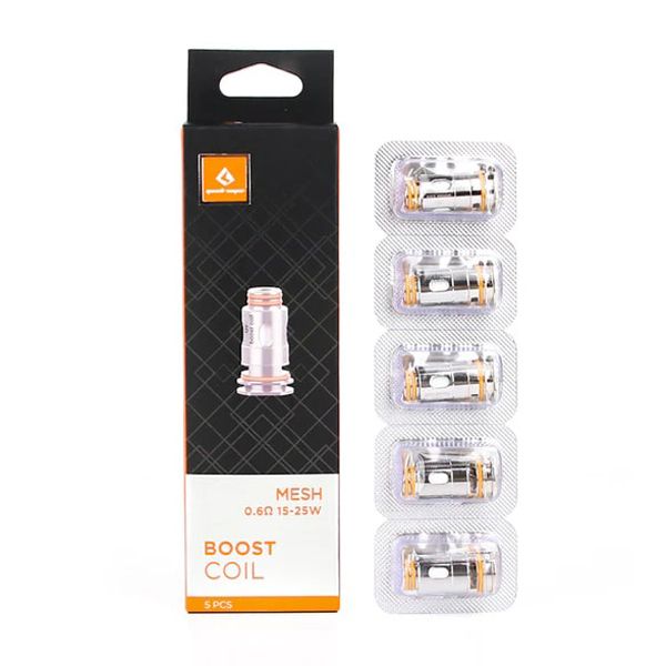 GeekVape B Replacement Coils 5-Pack boost B0 6 0.6ohm with packaging