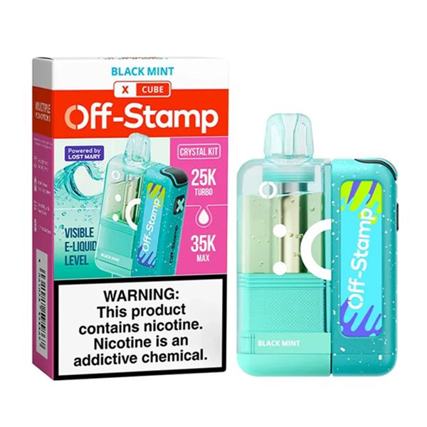 Off Stamp X Cube 35K Disposable Kit (Crystal Dispo + Power Dock) black mint with packaging