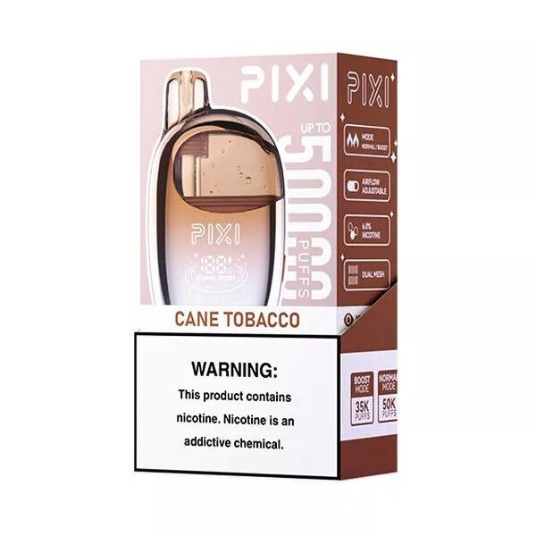 PIXI 50K Disposable cane tobacco packaging