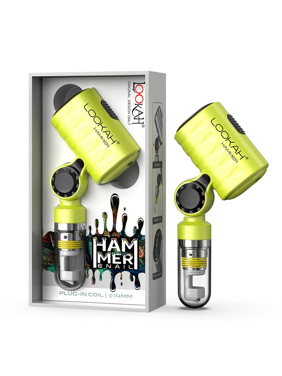 Lookah (Wax Vaporizer) Hammer E-Rig - Neon Green (Yellow)