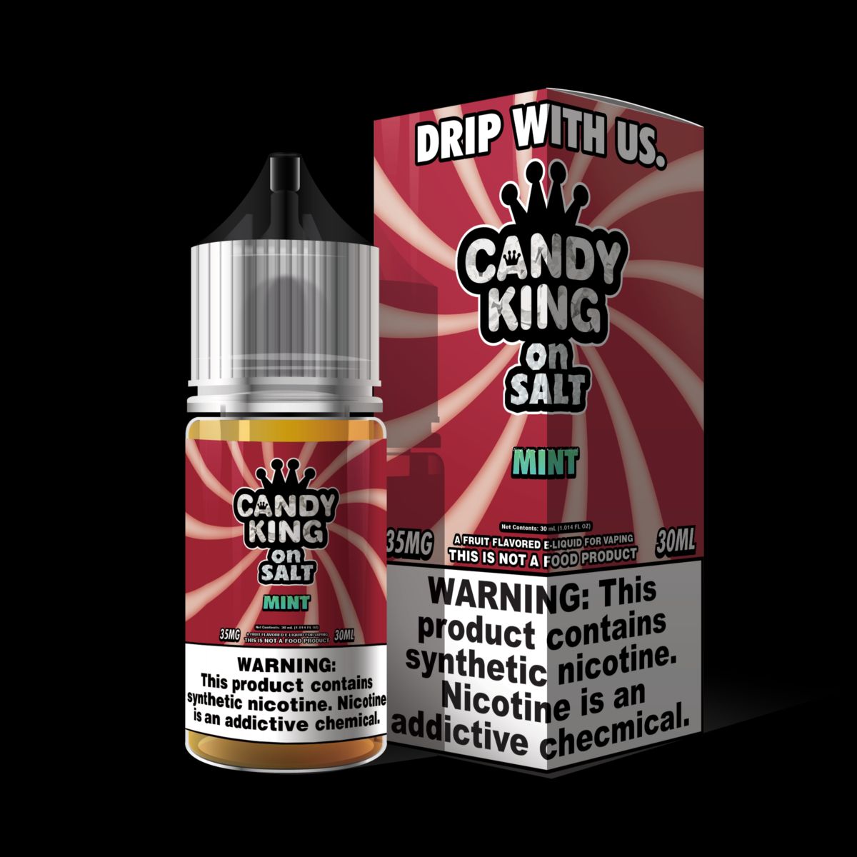 Mint by Candy King on Salt Series 30mL with Packaging