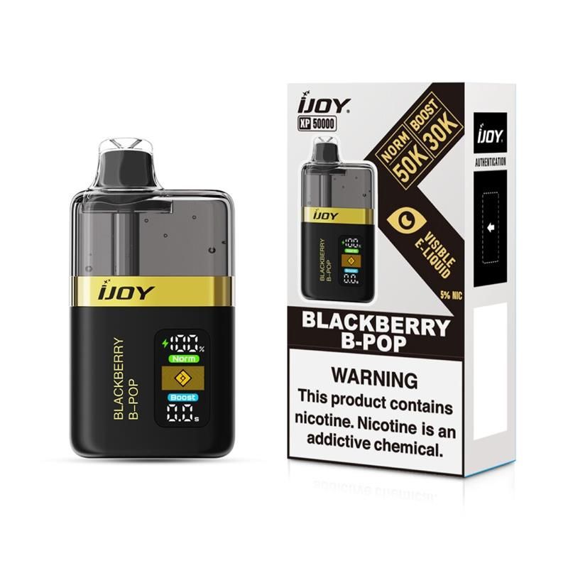 iJoy XP50000 Disposable - Blackberry B-Pop with packaging