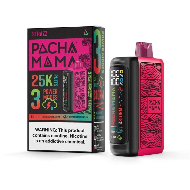Pachamama 25K Disposable - Strazz with packaging