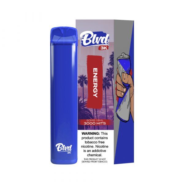 BLVD 3k Disposable | 3000 Puffs | 8mL Energy with Packaging