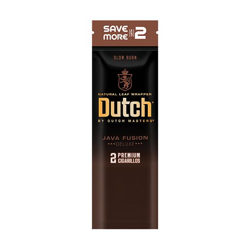Dutch Premium Cigarillos 2-Pack (30ct Display Box) Java Fusion Deluxe