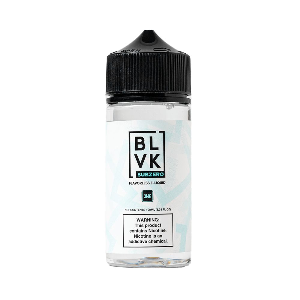 BLVK BELOW ZERO - Flavorless - 100mL