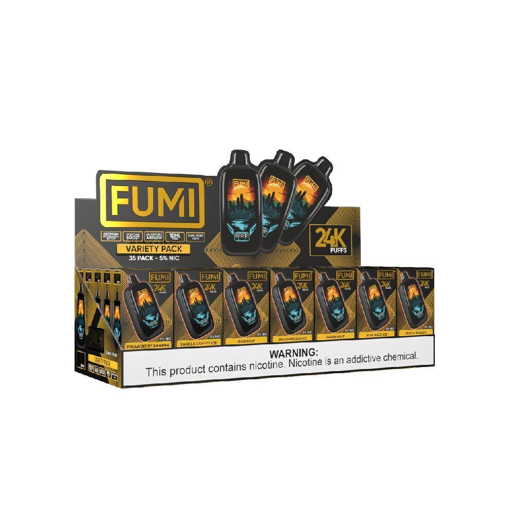 Fumi 24K Disposable (35pc Display) Assorted Flavors (SAS)