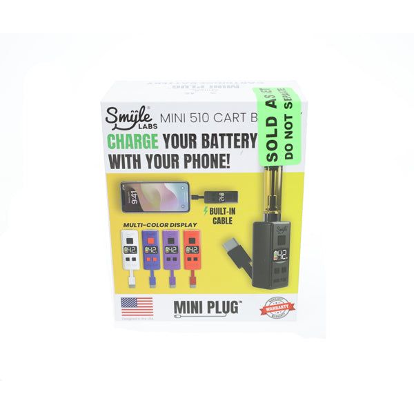 Smyle Mini Plug 510 Battery packaging