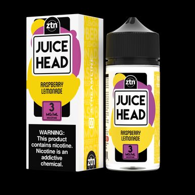 Juice Head Raspberry Lemonade SubOhm Vape Liquid 100mL with Packaging