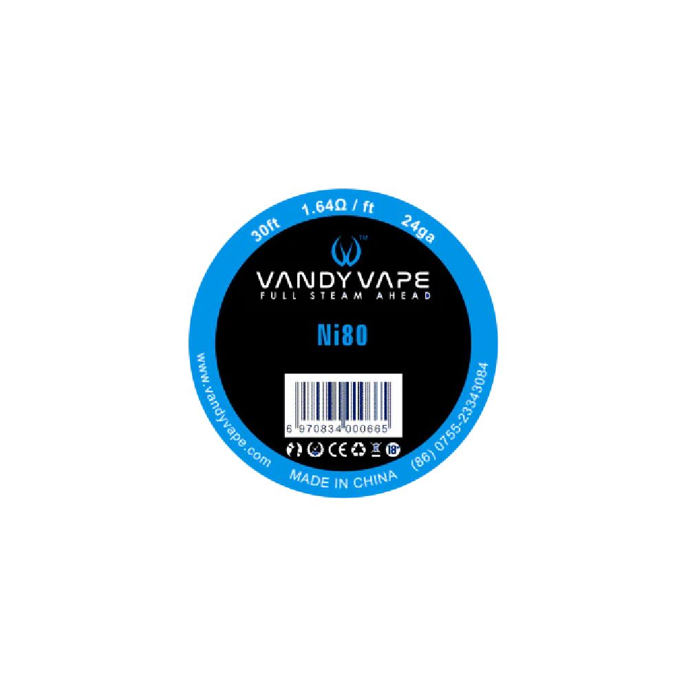 Vandy Vape Build Wire Ni80 Wire Spools - 1.64ohm 24ga
