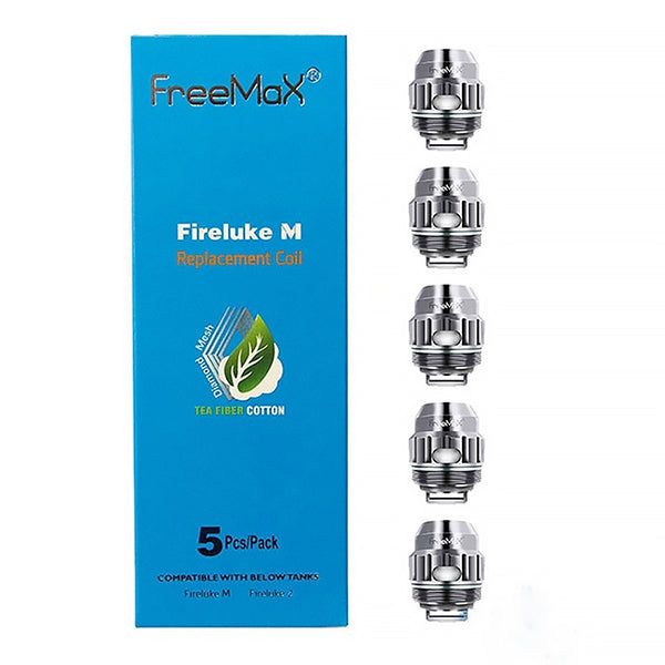 FreeMax TX Replacement Coils Fireluke 2 Tank Pack of 5 - Tx4 Mesh 0.15ohm with packaging