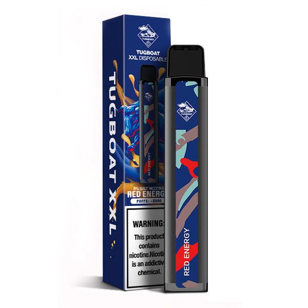Tug Pod XXL Disposable | 2500 Puffs | 6.5mL Red Energy with Packaging