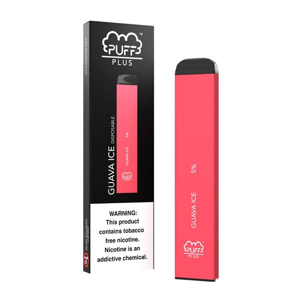 Puff Plus TFN Disposable | 800 Puffs | 3.5mL Guava Ice with packaging