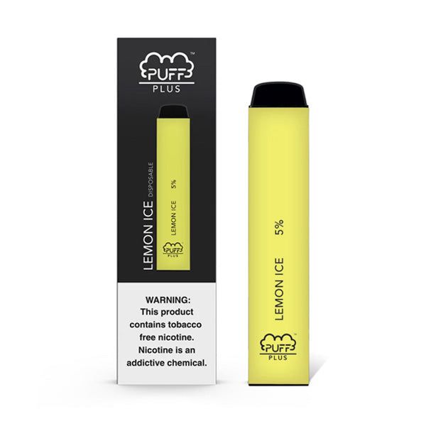 Puff Plus TFN Disposable | 800 Puffs | 3.5mL Lemon Ice with packaging