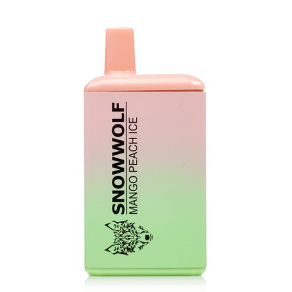 SnowWolf Max 6000 | 6000 Puffs | 15mL Mango Peach Ice