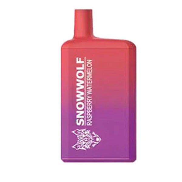 SnowWolf Max 6000 | 6000 Puffs | 15mL Raspberry Watermelon