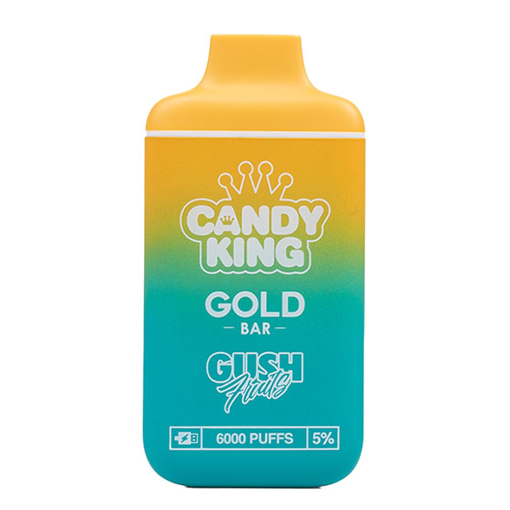 Candy King Gold Bar Disposable | 6000 Puffs | 13mL Gush Fruits