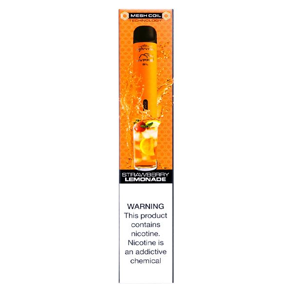Hyppe Max Flow Mesh Disposable 2000 Puffs 6mL Strawberry Lemonade Packaging
